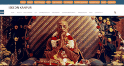 Desktop Screenshot of iskconkanpur.com