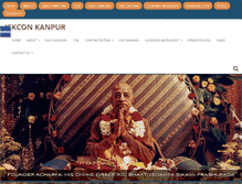 Tablet Screenshot of iskconkanpur.com